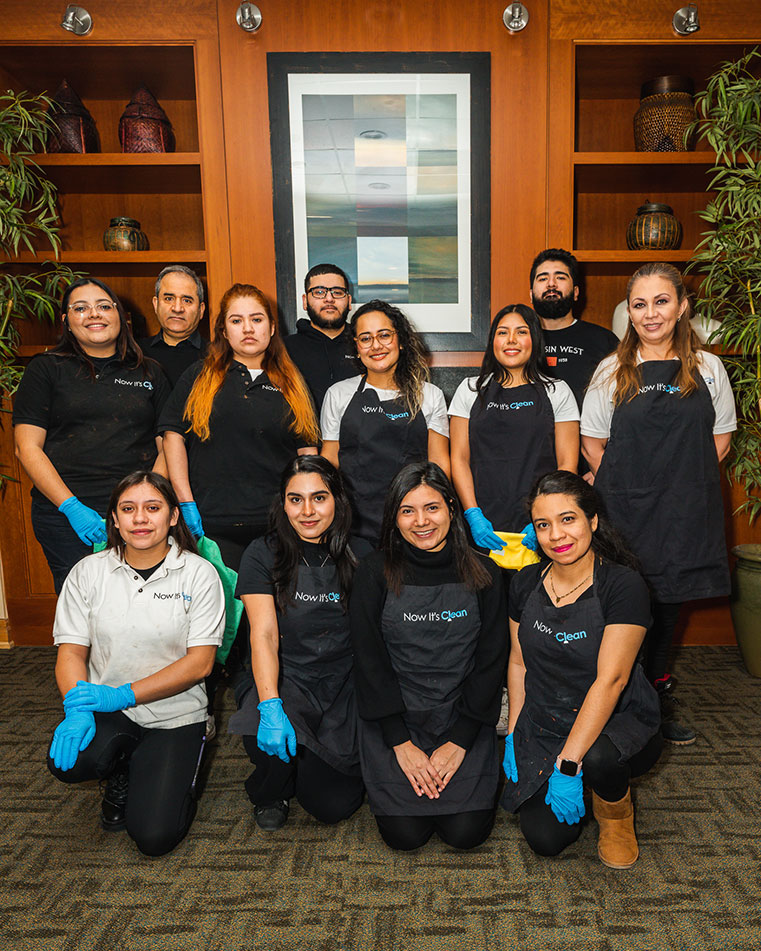 Now Its Clean Team Photo