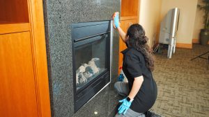 Now Its Clean Photo Fireplace Cleaning