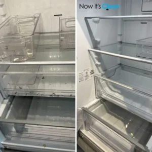 refrigerator cleaned 